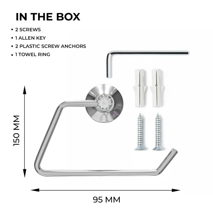 Towel Ring Diamond Series