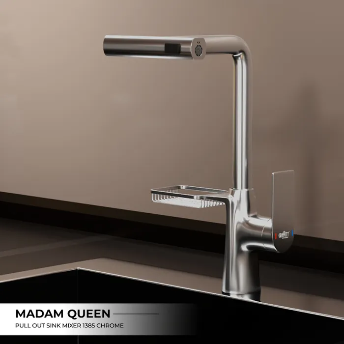 Pull Out Sink Mixer 1385 Chrome Madam Queen