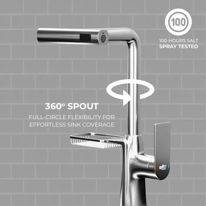 Pull Out Sink Mixer 1385 Chrome Madam Queen