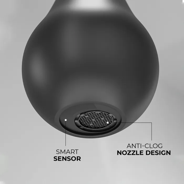 Ceiling Mounted Sensor Faucet Automatic Tap Black