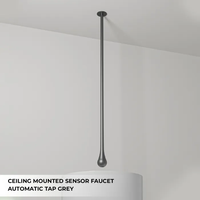 Ceiling Mounted Sensor Faucet Automatic Tap Grey