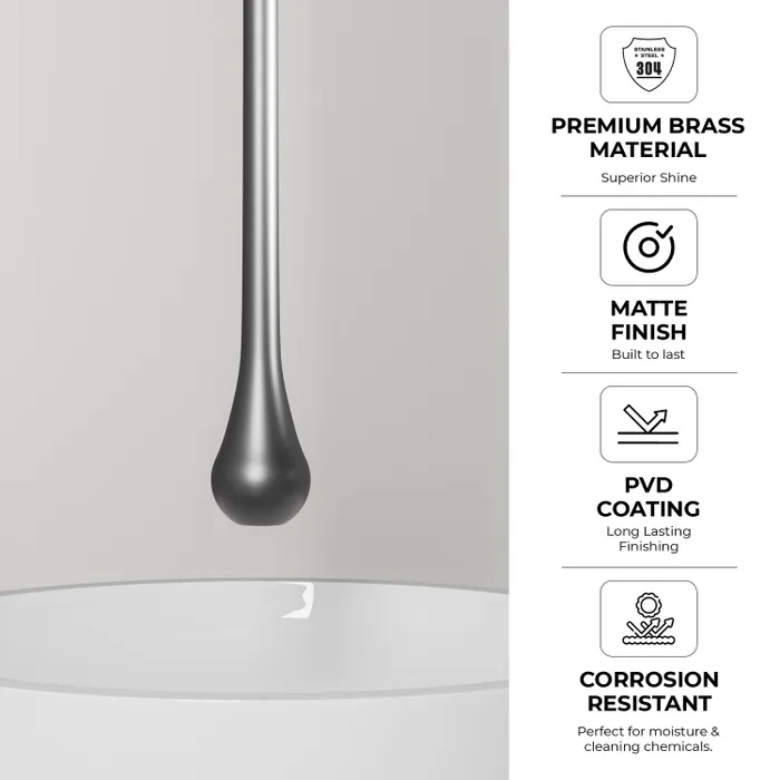 Ceiling Mounted Sensor Faucet Automatic Tap Grey