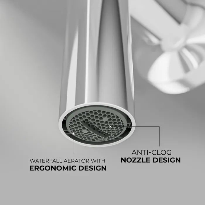 Ceiling Mounted Side Open Faucet Tap Chrome