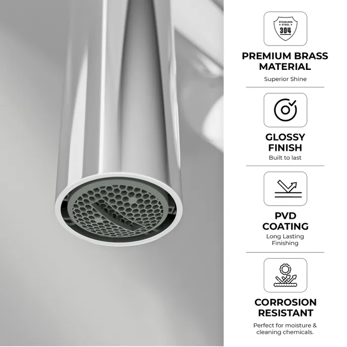 Ceiling Mounted Side Open Faucet Tap Chrome