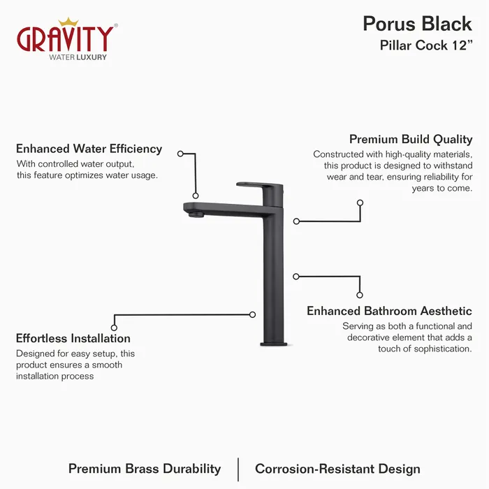 Brass Pillar Cock 12