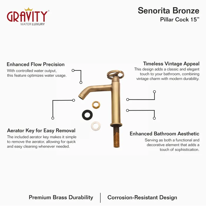 Brass Pillar Cock 15