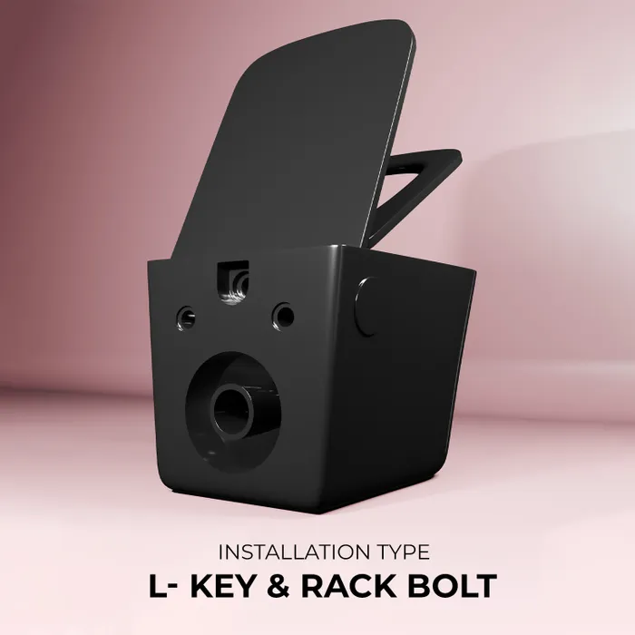 Women-Friendly Wall Hung Square Toilet â Black