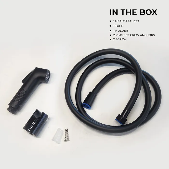 Auto Cleaner Health Faucet â Matte Black Finish | ABS Material | Gravity Bath