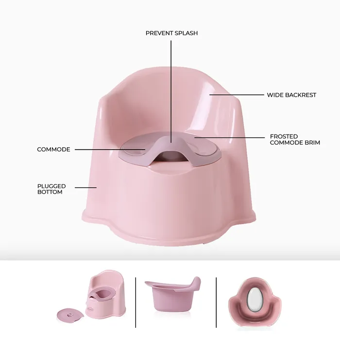 PottyPal Toddler Potty Training Seat, Potty Seat for kids (Pink)