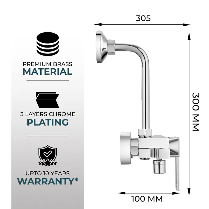 Single Lever Wall Mixer 4 Function Mixer, Sink Mixer Tap, Hot And Cold Faucet