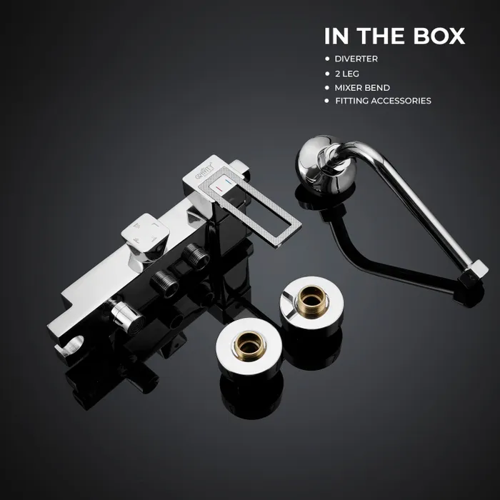 Single Lever Wall Mixer 4 Function Mixer, Sink Mixer Tap, Hot And Cold Faucet