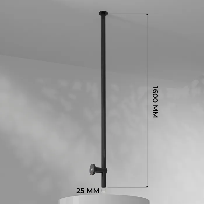 Ceiling Mounted Side Open Faucet Tap Black