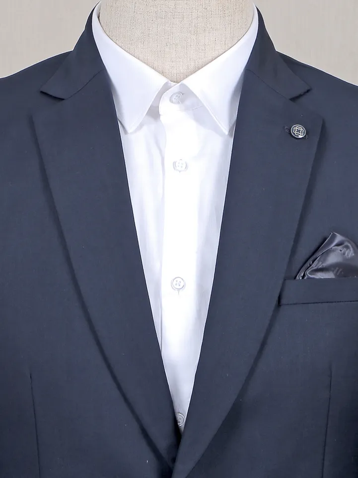 Terry rayon navy party wear blazer