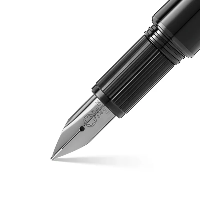 Montblanc StarWalker BlackCosmos Precious Resin Fountain Pen (14K Fine) - Black
