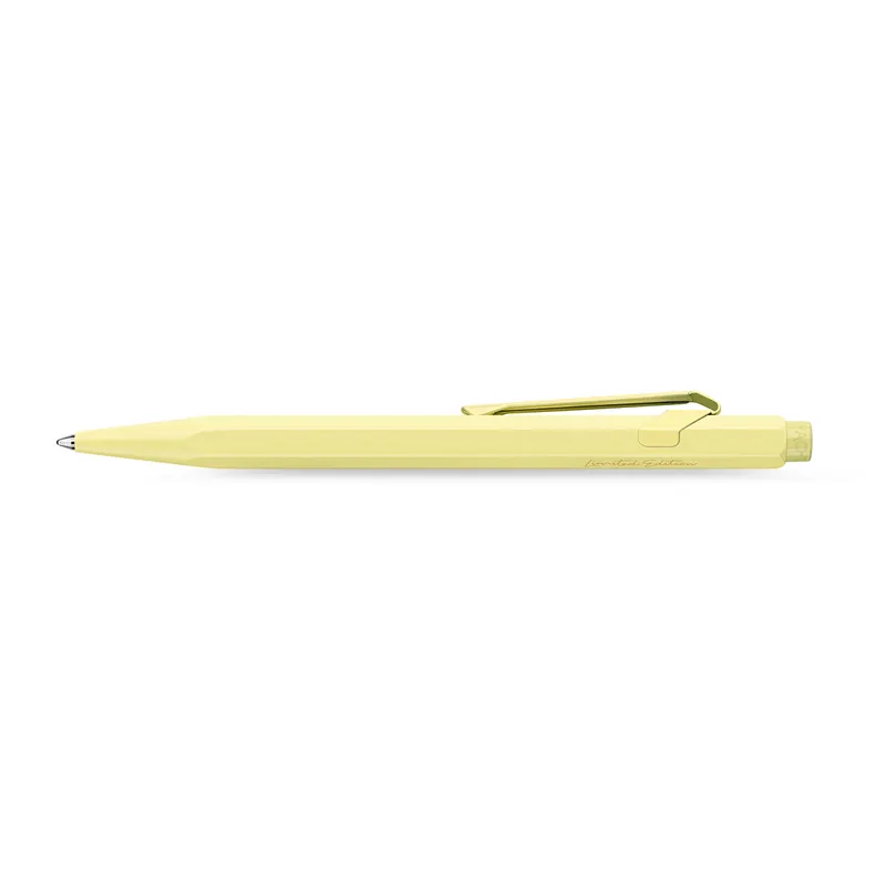 Caran d'Ache 849 Claim Your Style Ballpoint Pen - Icy Lemon