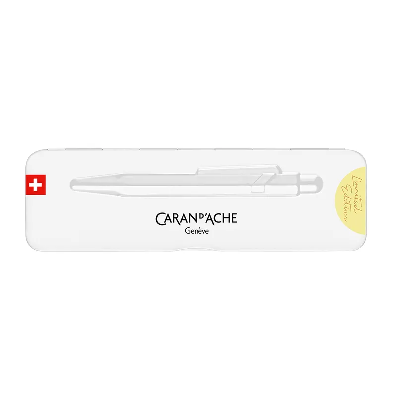 Caran d'Ache 849 Claim Your Style Ballpoint Pen - Icy Lemon