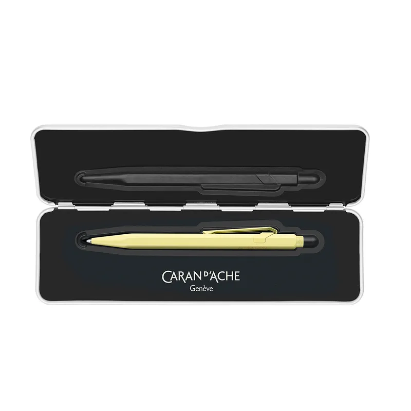 Caran d'Ache 849 Claim Your Style Ballpoint Pen - Icy Lemon