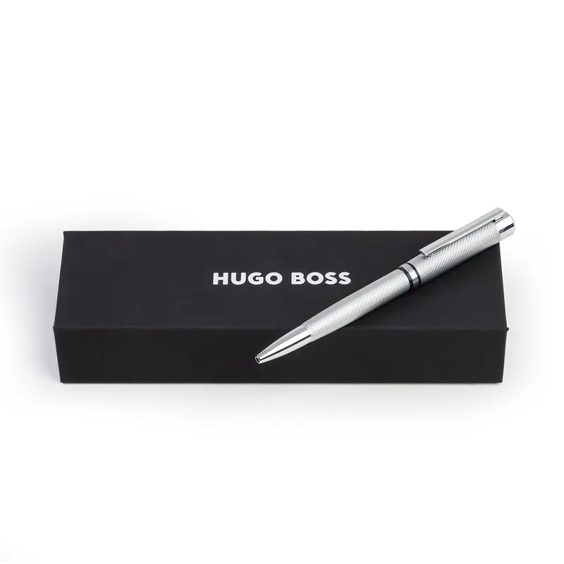 Hugo Boss Filament Ballpoint Pen - Chrome