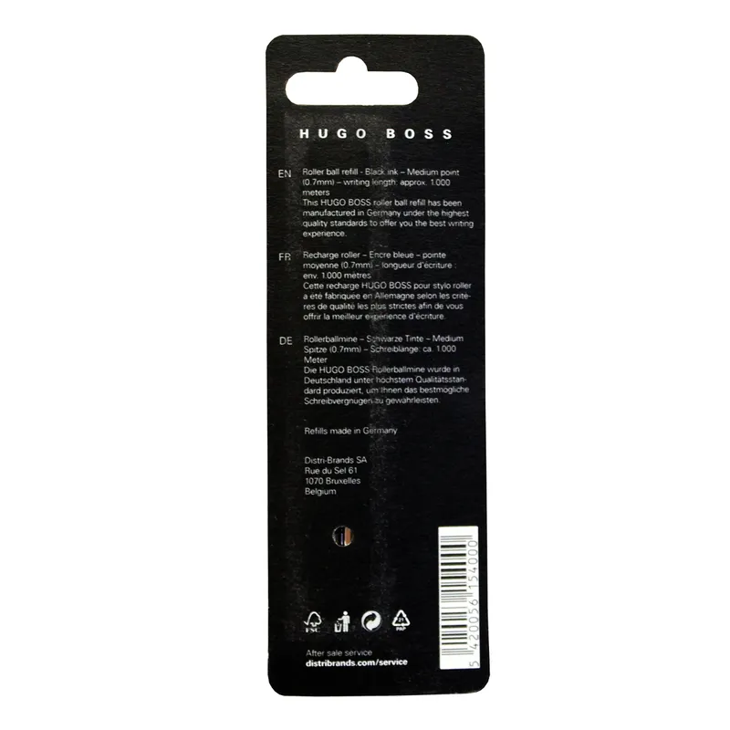 Hugo Boss Medium Rollerball Refills (Pack of Two) - Black