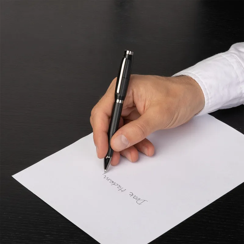 Hugo Boss Cone Ballpoint Pen - Black