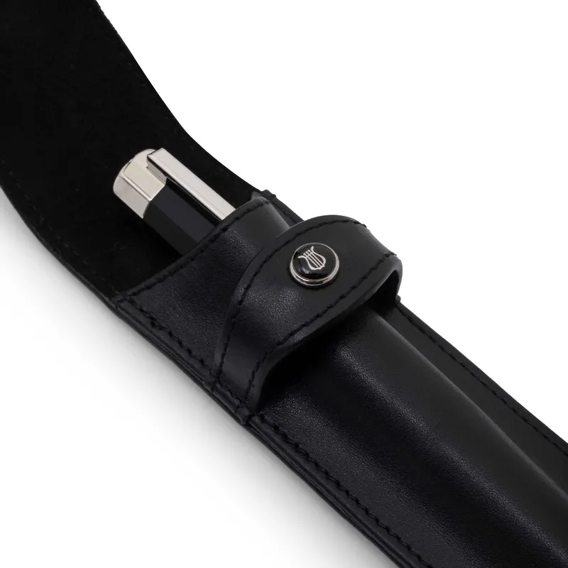 Lapis Bard Mayfair Single Pen Pouch Black