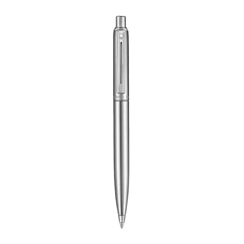 Sheaffer Sentinel Metal 330 Brushed Chrome Ballpoint Pen with Chrome-Plated Trims