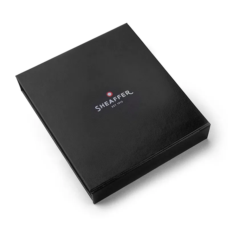 Sheaffer Gift Set 300 9314 Fountain Pen (M) and Ballpoint Pen Glossy Black Barrel Chrome Cap and Chrome Trims - Set of 2 Pens