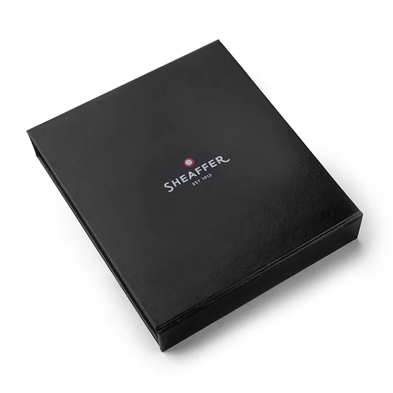 Sheaffer Gift Set 100 9306 Fountain Pen (M) and Rollerball Pen Brushed Chrome with Chrome Trims - Set of 2 Pens