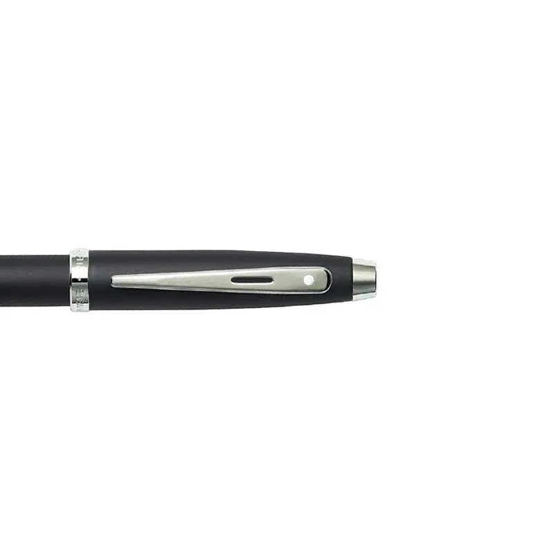 Sheaffer Gift Set 100 9317 Ballpoint Pen and Rollerball Pen Matte Black with Chrome Trims - Set of 2 Pens
