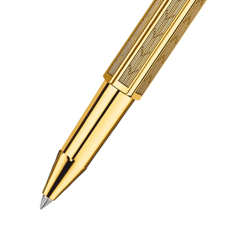 Caran d'Ache Ecridor Chevron Gilded Rollerball Pen Gold