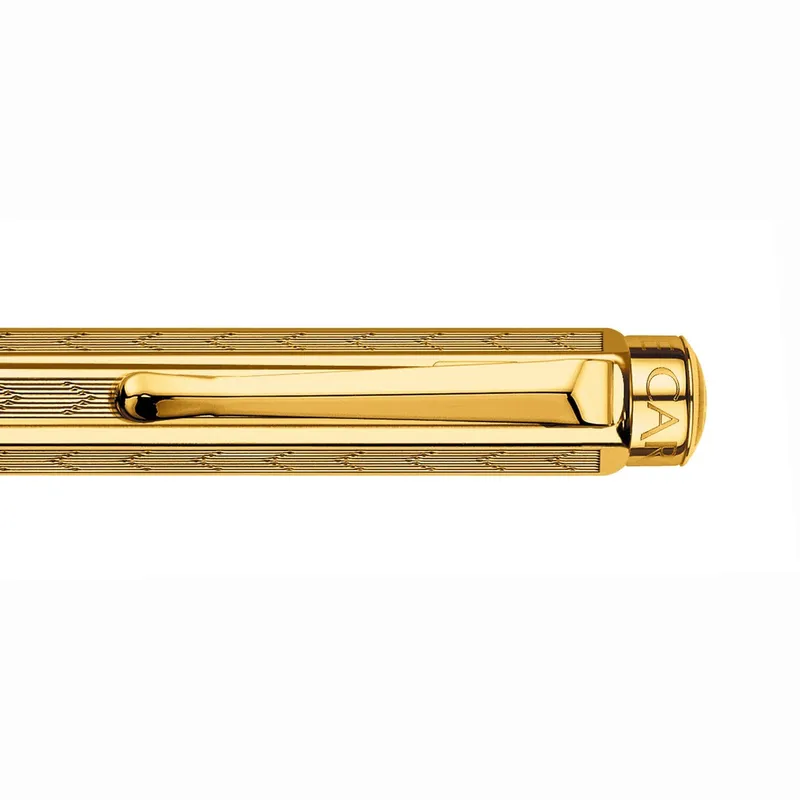 Caran d'Ache Ecridor Chevron Gilded Rollerball Pen Gold