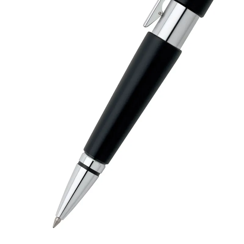 Cross AT0555-2 Edge Rollerball Pen Black with Chrome Trims