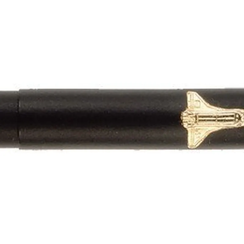 Fisher Space 600BSH Bullet Ballpoint Pen with Shuttle emblem without Clip Matte Black