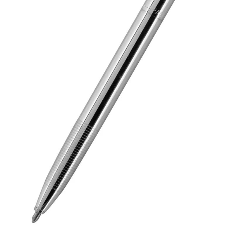 Fisher Space CH4 Shuttle Ballpoint pen with Click and release button mechanism Chrome