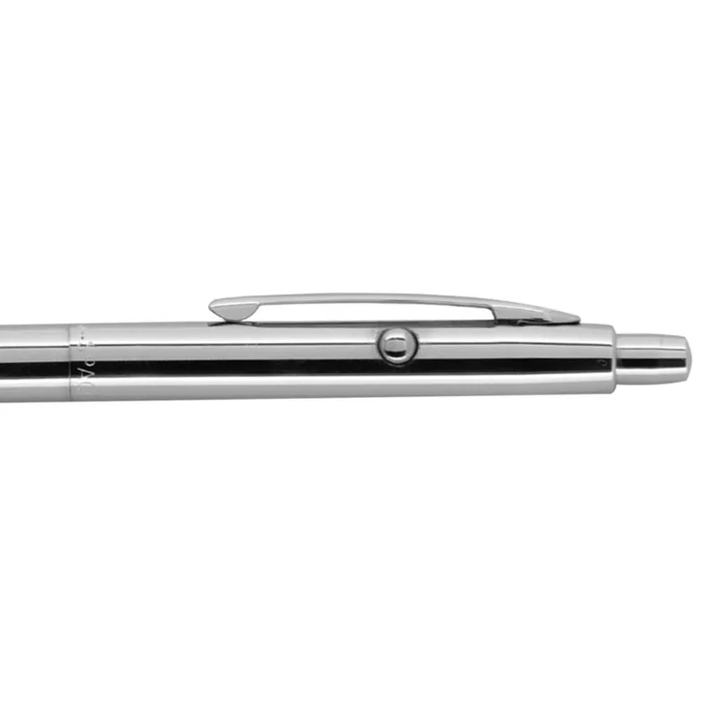 Fisher Space CH4 Shuttle Ballpoint pen with Click and release button mechanism Chrome