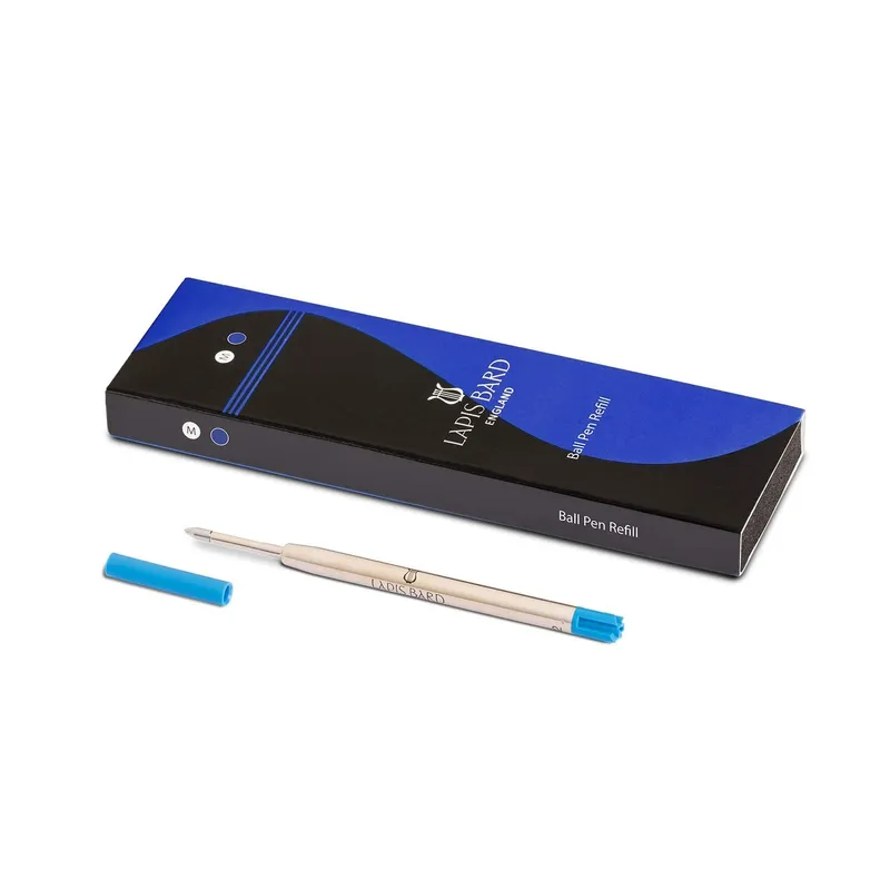 Lapis Bard Easy Flow 9000 Ballpoint Pen Refill Medium Blue