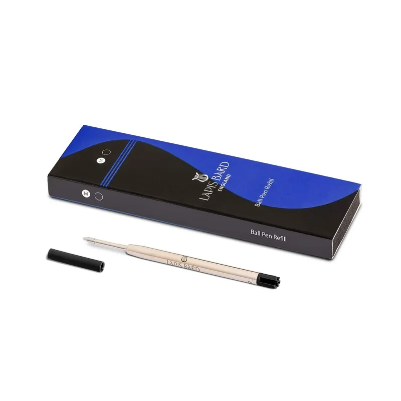 Lapis Bard Easy Flow 9000 Ballpoint Pen Refill Medium Black