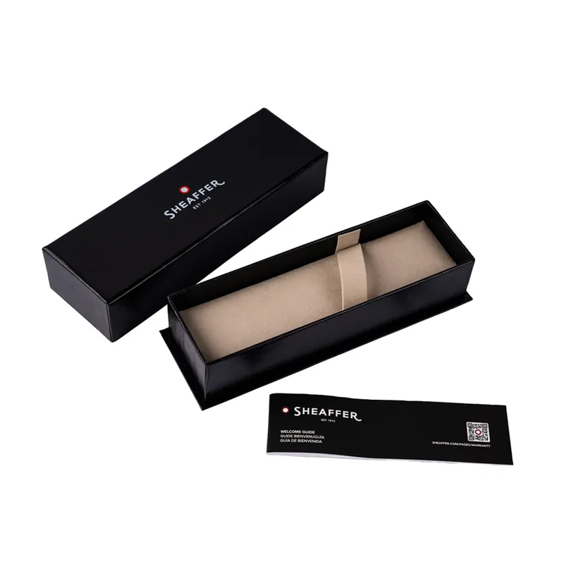 Sheaffer Sentinel 325 Brushed Chrome Ballpoint pen with Gold Tone Trim