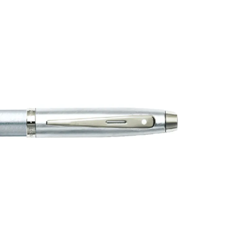 Sheaffer 9306 Gift 100 Ballpoint Pen Brushed Chrome with Chrome Plated Trim