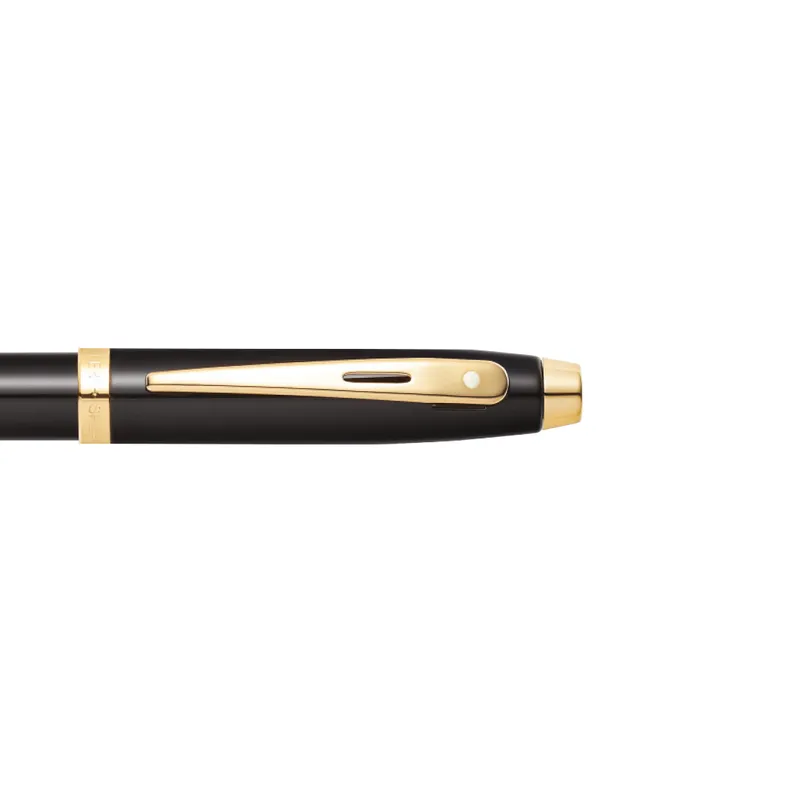Sheaffer 9322 Gift 100 Fountain Pen (Medium) Glossy Black with Gold Trim