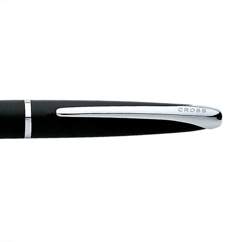 Cross 882-3 ATX Ballpoint Pen Basalt Black With Chrome Trims