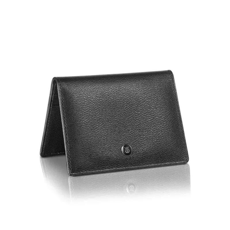Lapis Bard Belgravia Credit Card Holder with ID Slot Black