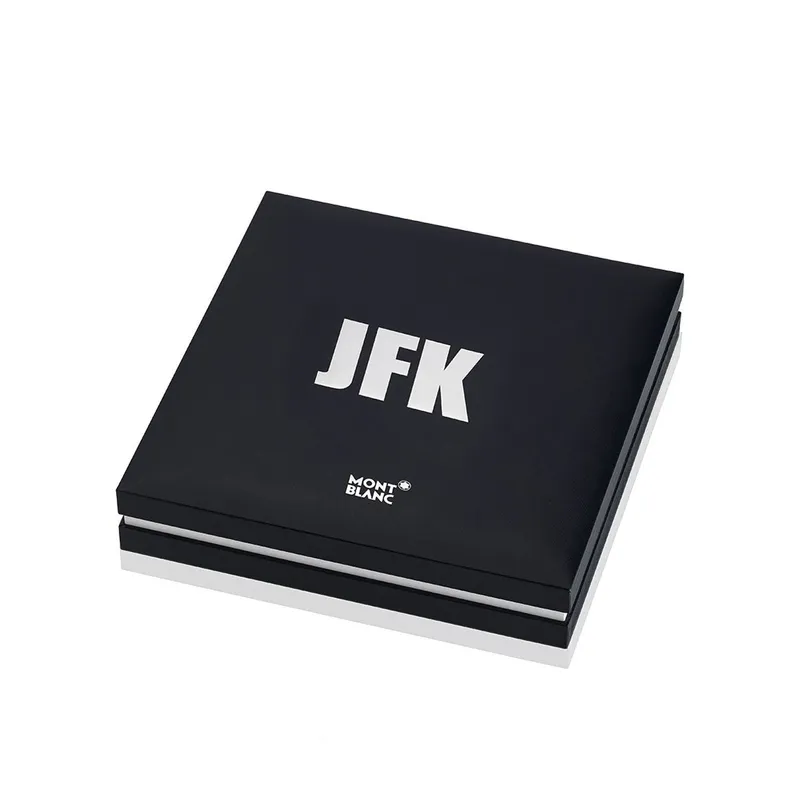 Montblanc John F. Kennedy Medium Fountain Pen - Blue With Platinum Trims