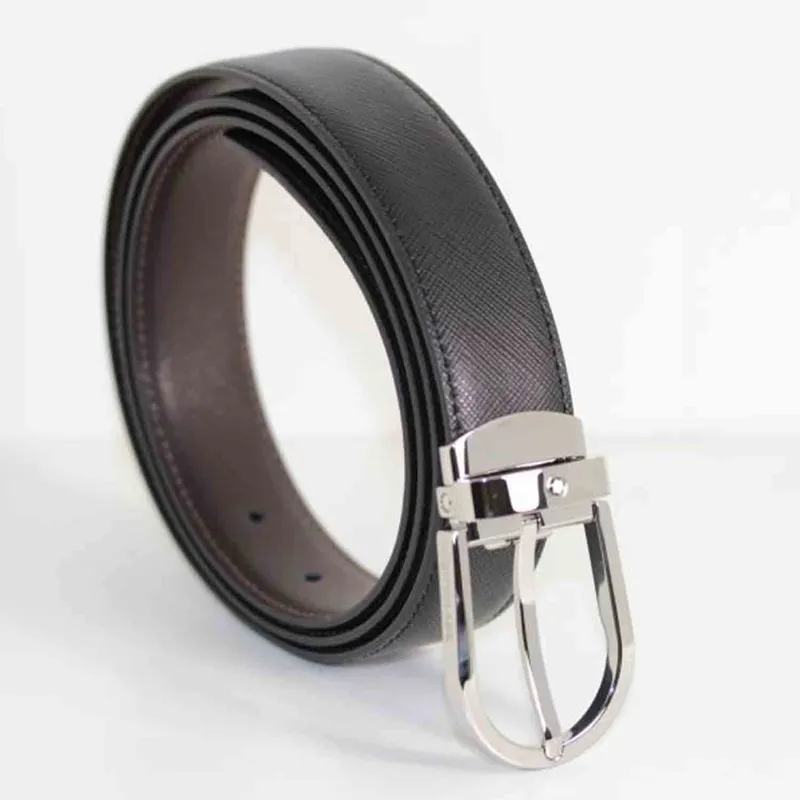 Montblanc 113834 Business Line Reversible Belt Black/Brown