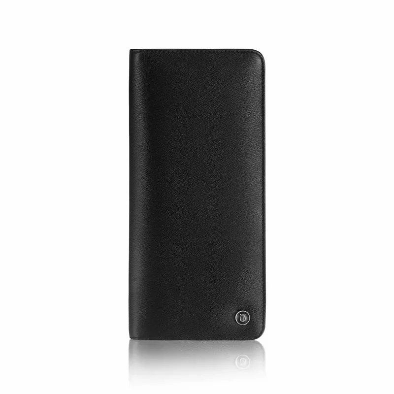 Lapis Bard Belgravia Leather Pen Pouch for 2 Pen Black