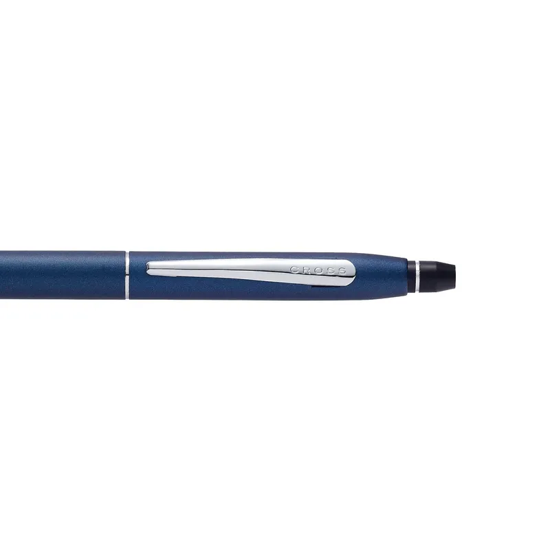 Cross AT0622-121 Click Ballpoint Pen Dark Blue with Chrome Trims