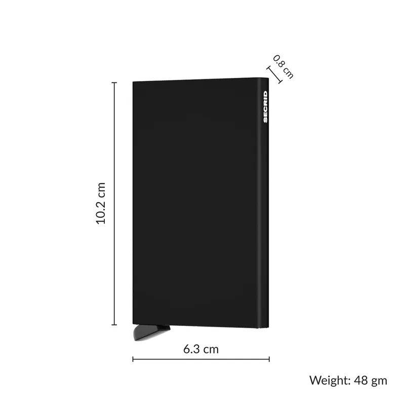 Secrid Sleek Cardprotector Black