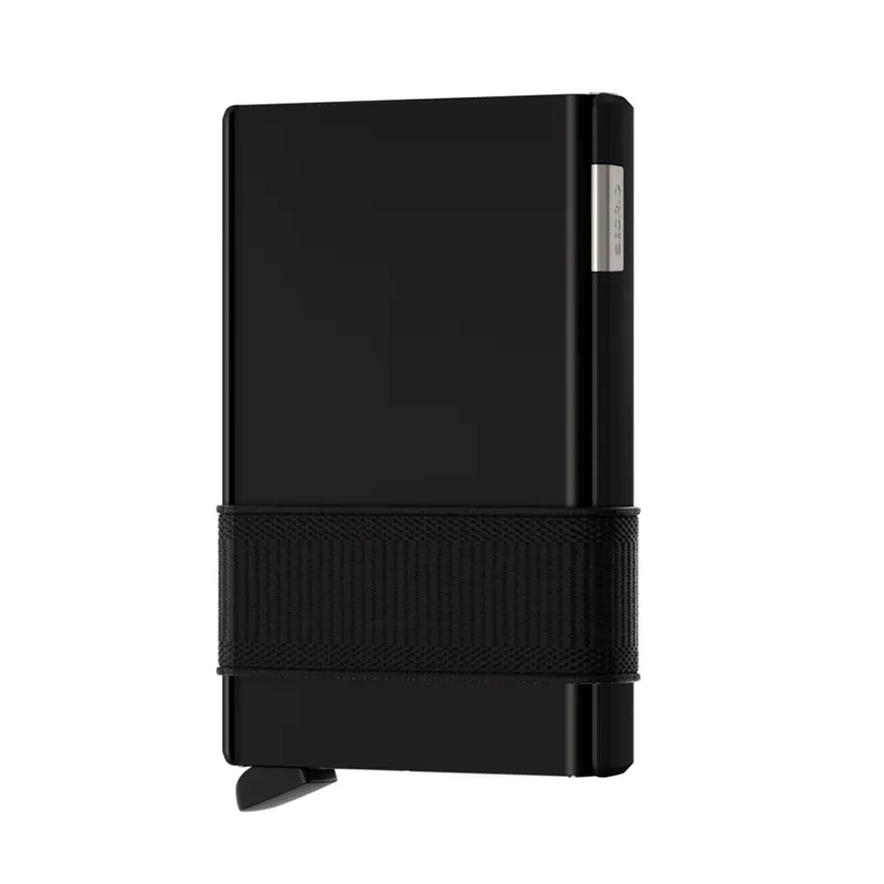 Secrid Cardslide with Elastic Moneyband Black