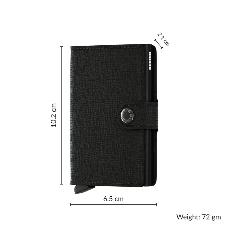 Secrid Miniwallet Crisple Black
