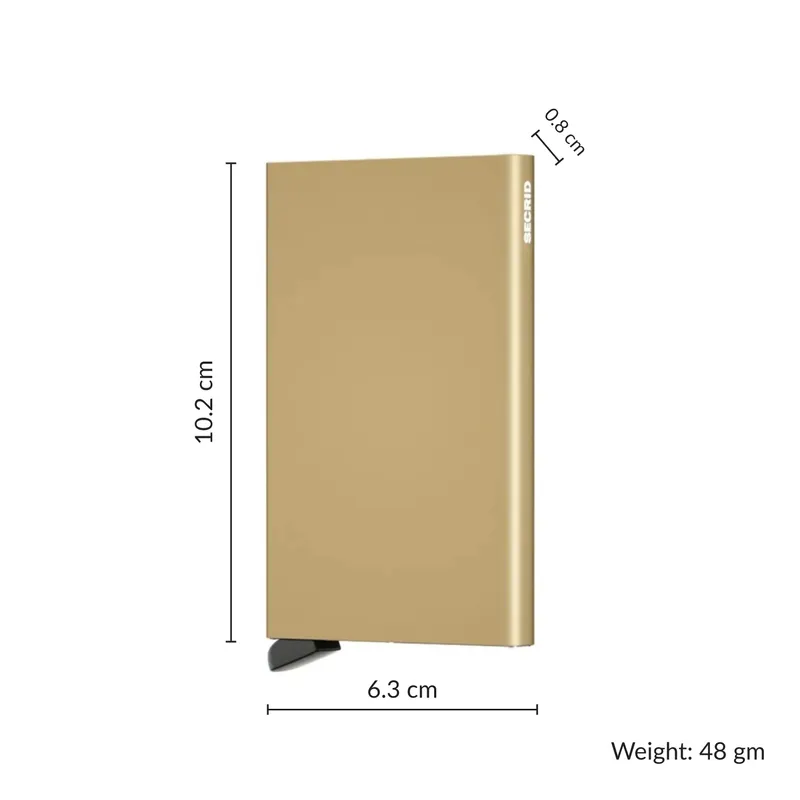 Secrid Sleek Cardprotector Gold
